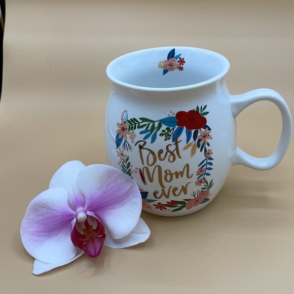 NWOT Austin & Ash Best Mom Ever Large Mug 🌺🌺🌺 - Picture 1 of 4